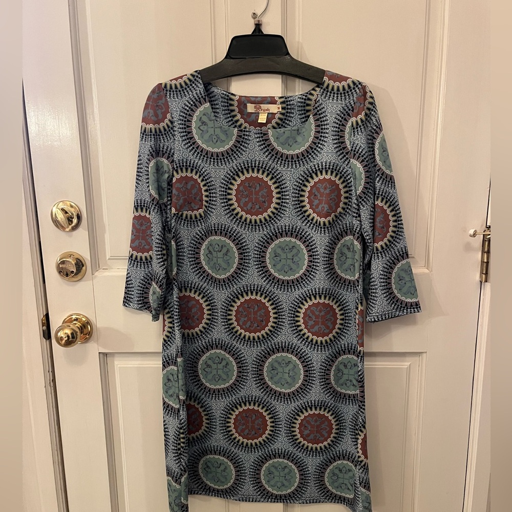 Aryeh Multicolor Geometric Dress